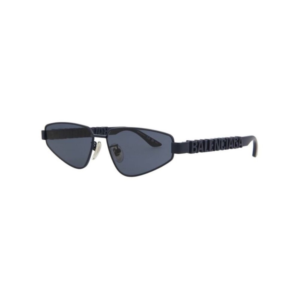 Balenciaga Cat Eye-Frame Metal Sunglasses Blue Unisex-Adult